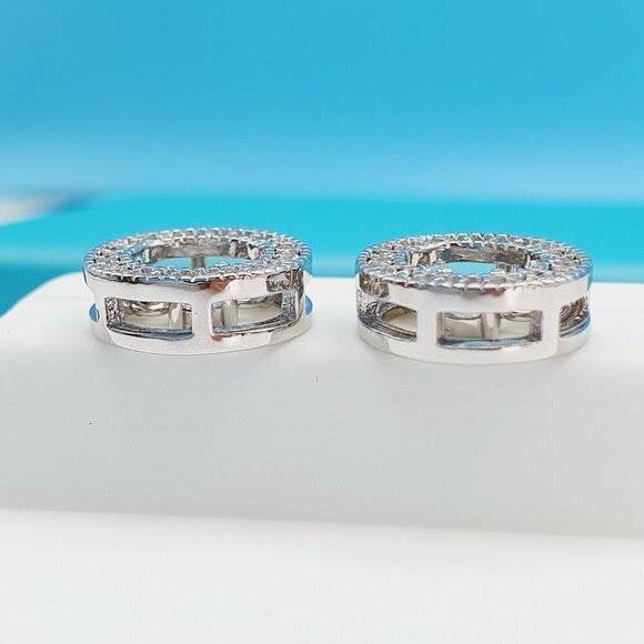 "925 Sterling Silver CZ Beautiful Earrings for Women, 1USPAR4192 - Picture 4 of 11